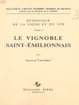 cover image of Économie de la vigne et du vin (2)